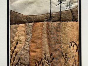 Painted and Stitched landscapes